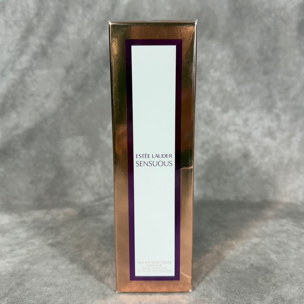 Estee Lauder Sensuous Silk Shower Creme 6.7 oz 200ml Body Wash DISCONTINUED NIB